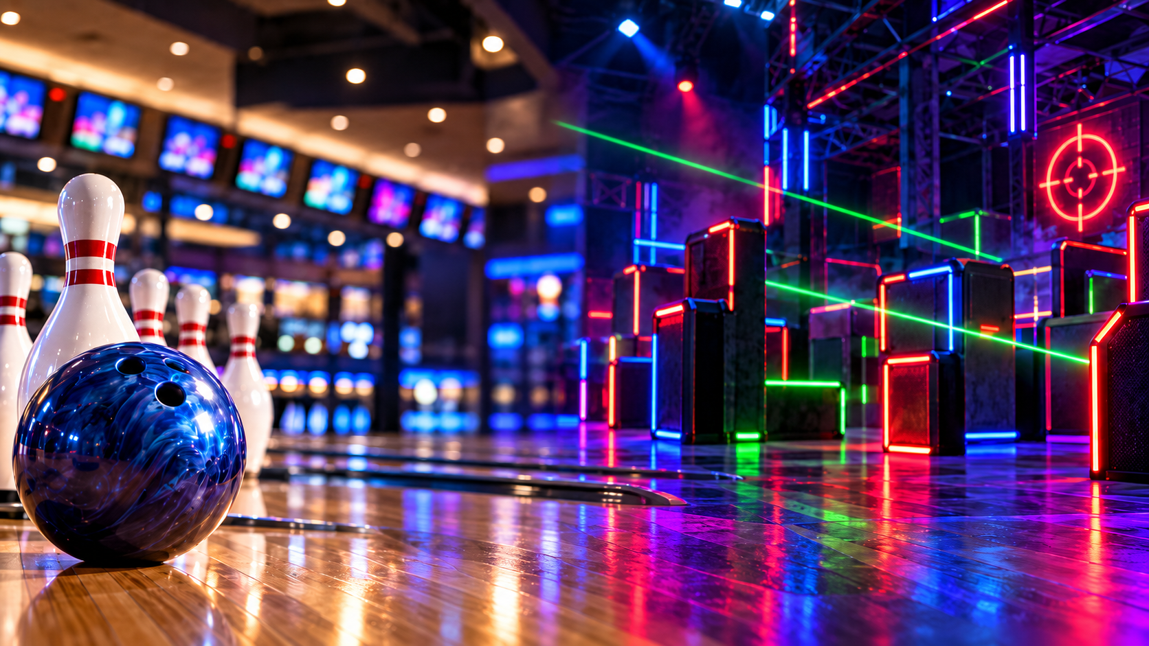 Grades 9-12: Bowling and Laser Tag 🎳✨ — Sports & recreation in Jack and Jill Lanes
